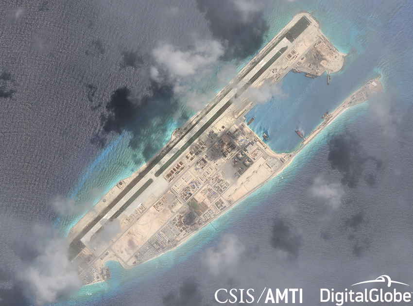 Fiery Cross Reef Asia Maritime Transparency Initiative
