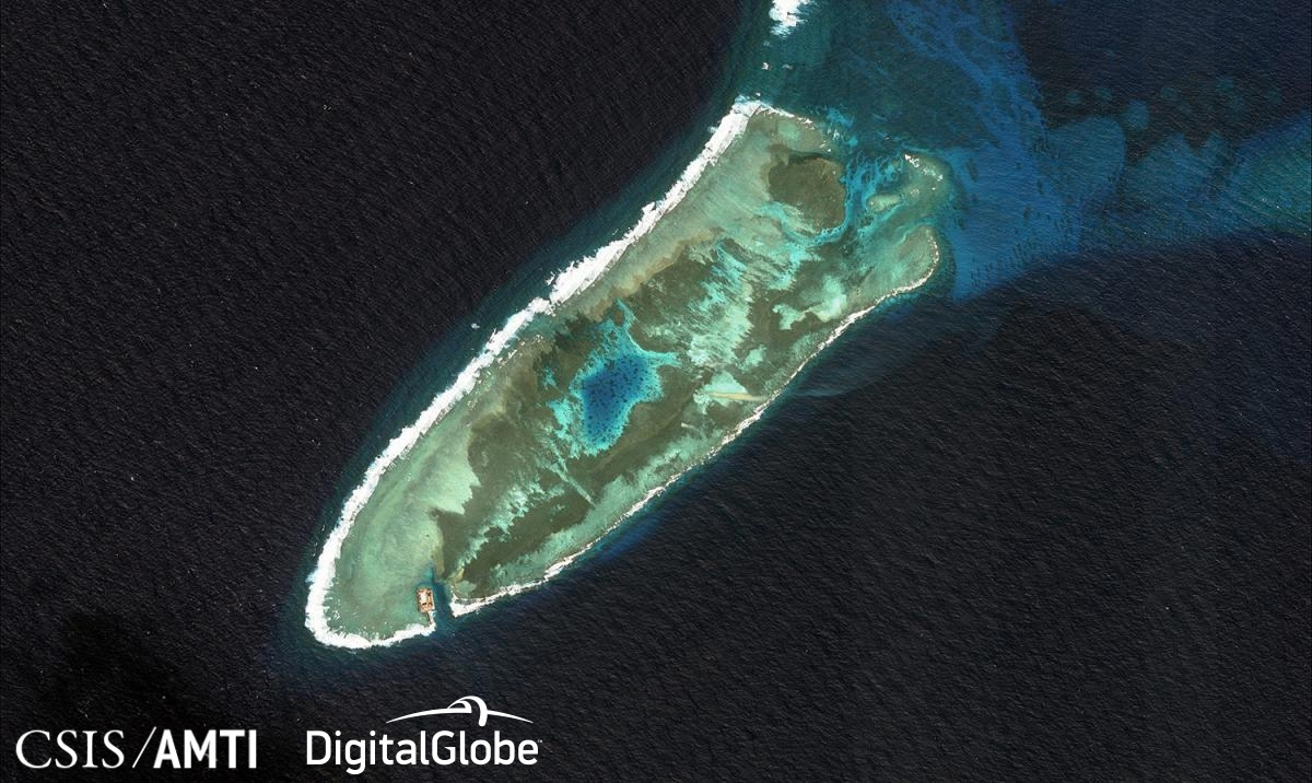 Fiery Cross Reef Asia Maritime Transparency Initiative